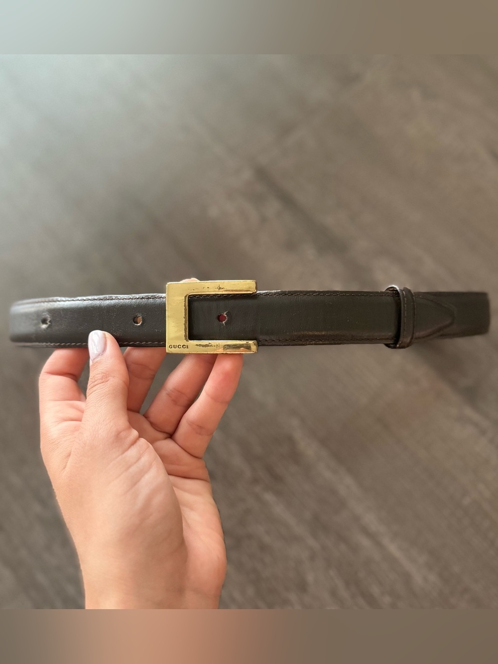 Vintage Gucci Women’s Leather Belt